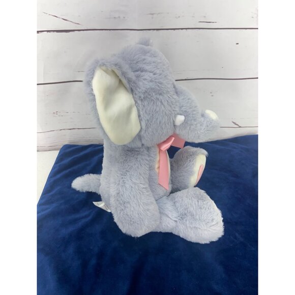 NEW-Hug me Jungle Stuffed Animal Elephant 11”Pink Heart Valentines *Super Soft - Picture 2 of 5